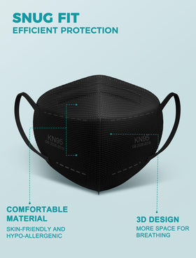 TopMAX masks include an invisible nose clip for a secure seal and reduced fogging