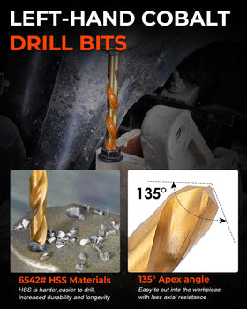 TopMe multi spline extractors handle various bolt sizes for fast removals.