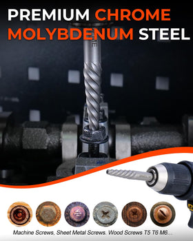 TopMe spiral screw extractors remove damaged screws cleanly and efficiently.