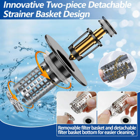 TopmeiUP eco-friendly drain plug helps a cleaner home with fewer chemicals.