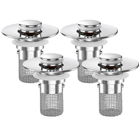 TopmeiUP sink stopper pop-up design for easy drain control and hair capture