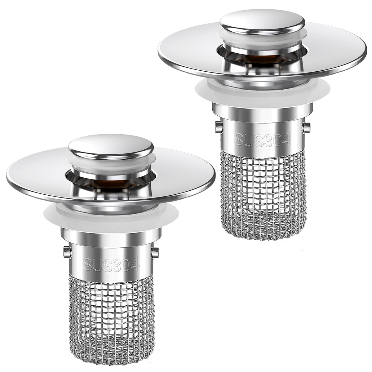 TopmeiUP sink stopper with pop-up mechanism for easy drain control