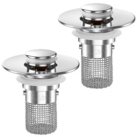 TopmeiUP sink stopper with pop-up mechanism for easy drain control