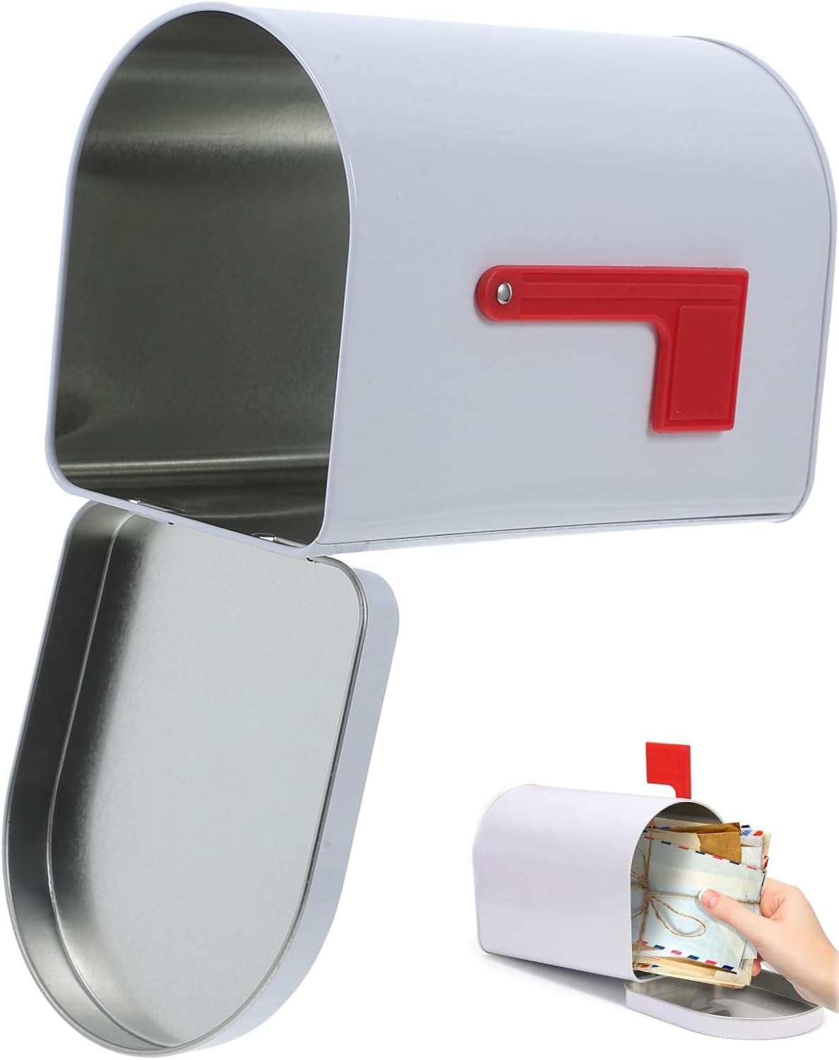 TopperFun mini mailbox exterior design highlights durable tinplate and curb appeal.