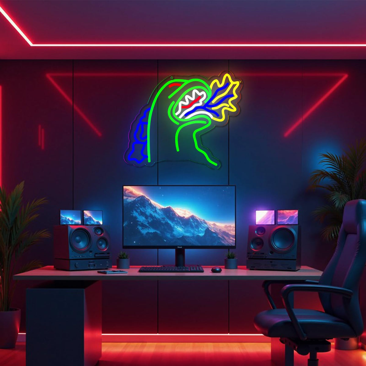 TOPQUALI USB neon sign with dimmable brightness for flexible ambiance.