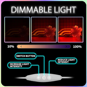 TOPQUALI LED neon technology delivers bright, cool illumination