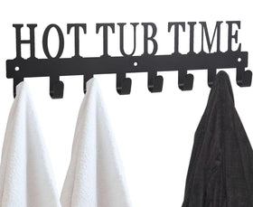 Topspeeder hot tub towel hooks neatly hold towels for quick reach