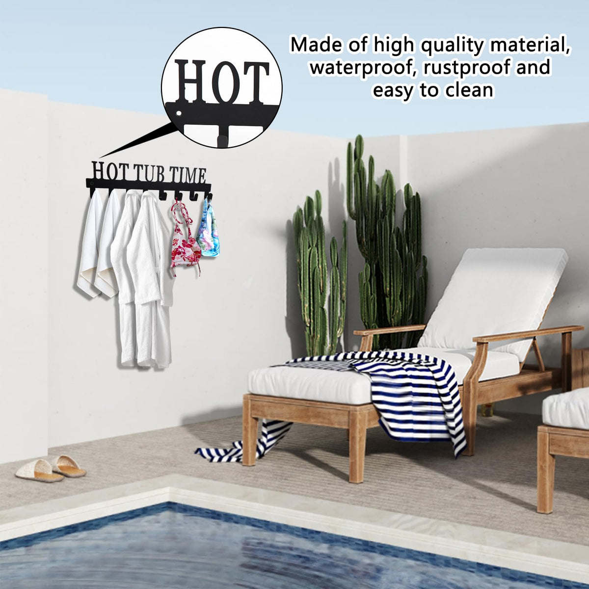 Topspeeder towel hooks in sunlight highlight sleek metal and stylish decor