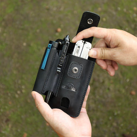 Topstache multitool sheath keeps tools organized, reducing pocket clutter during daily tasks.