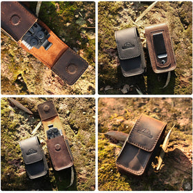 Topstache elastic side bands securing slim EDC gear for neat carry.