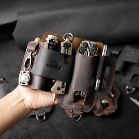 Topstache leather sheath makes a practical gift for men who value organization