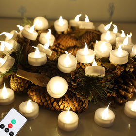 Topstone flameless candles with remote control provide safe, flame-free ambiance for daily decor