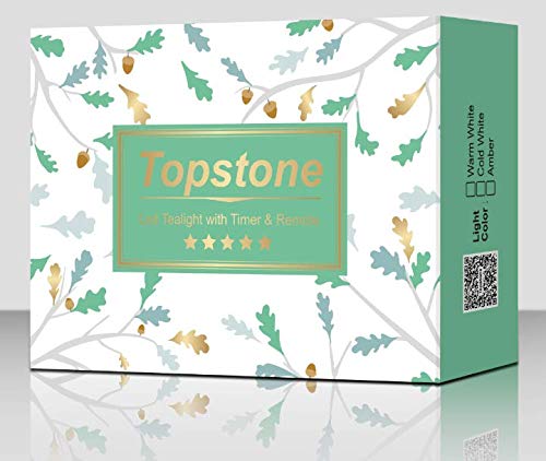 Topstone LED tealights deliver authentic ambience without wax or smoke