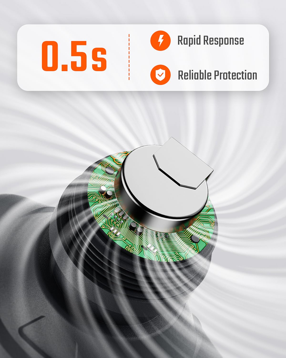 TopTes CT-300 alarm indicator with color change and audible alerts