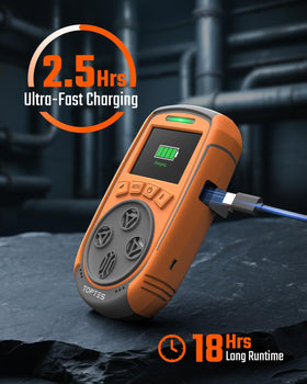 TopTes Guard-863Pro 18-hour battery supports extended monitoring on site