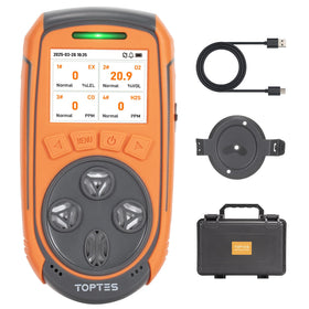 TopTes Guard-863Pro four-gas detector ready for industrial use, detects hazards in real time