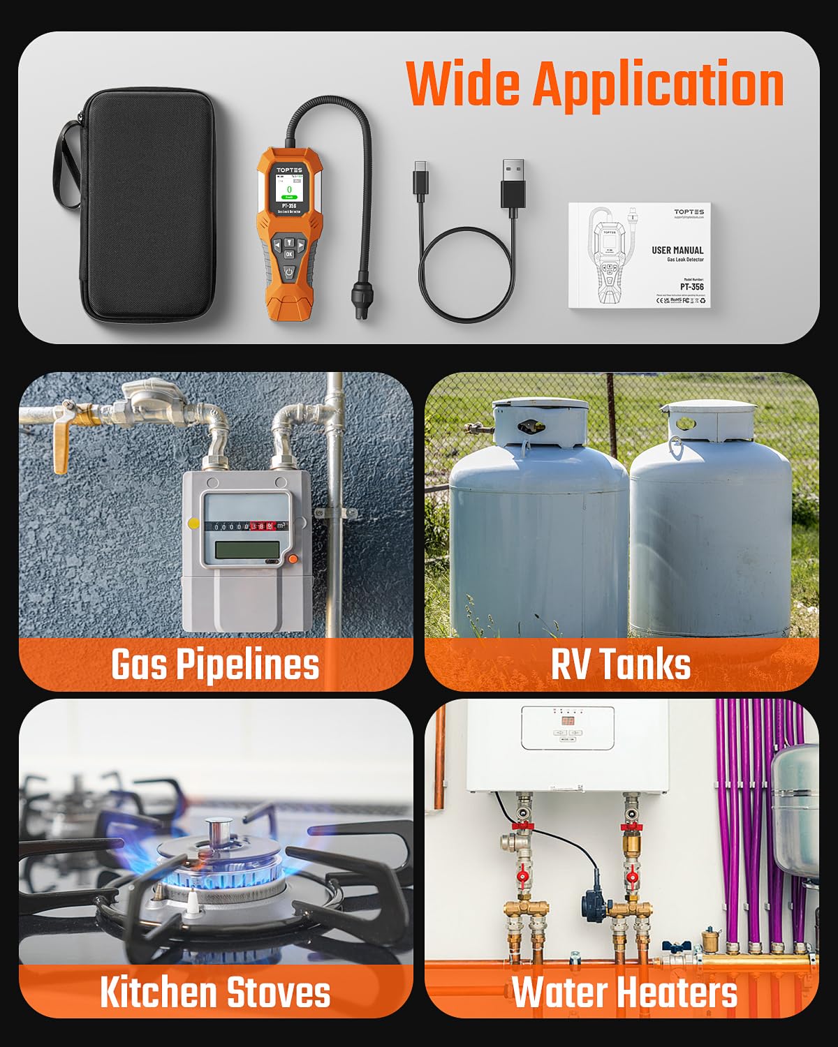TopTes PT-356 durable industrial housing for tough environments.
