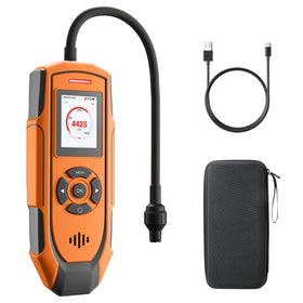 TopTes PT-990 with 11-inch probe reaches tight spaces for gas checks.