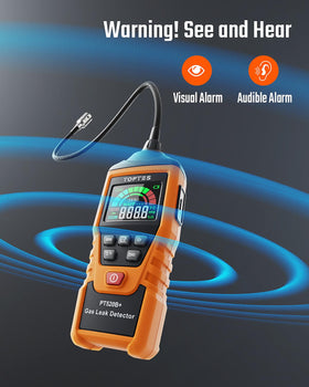 TOPTES PT520B+ compact anti-slip housing enables easy handheld operation.