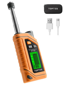 TopTes PT760 front view, compact gas detector for home use.