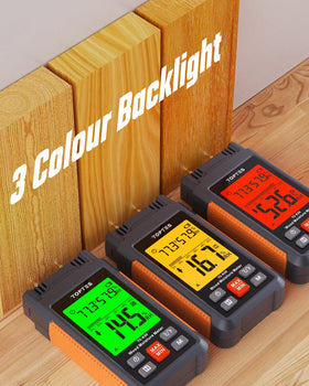 TOPTES TS-630 tri-color backlight shows dry, moist, or wet at a glance