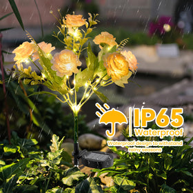 TopVelo IP65 waterproof outdoor lights withstand rain and winter weather.