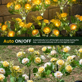 TopVelo decorative garden lights ideal for walkways and yard decor.