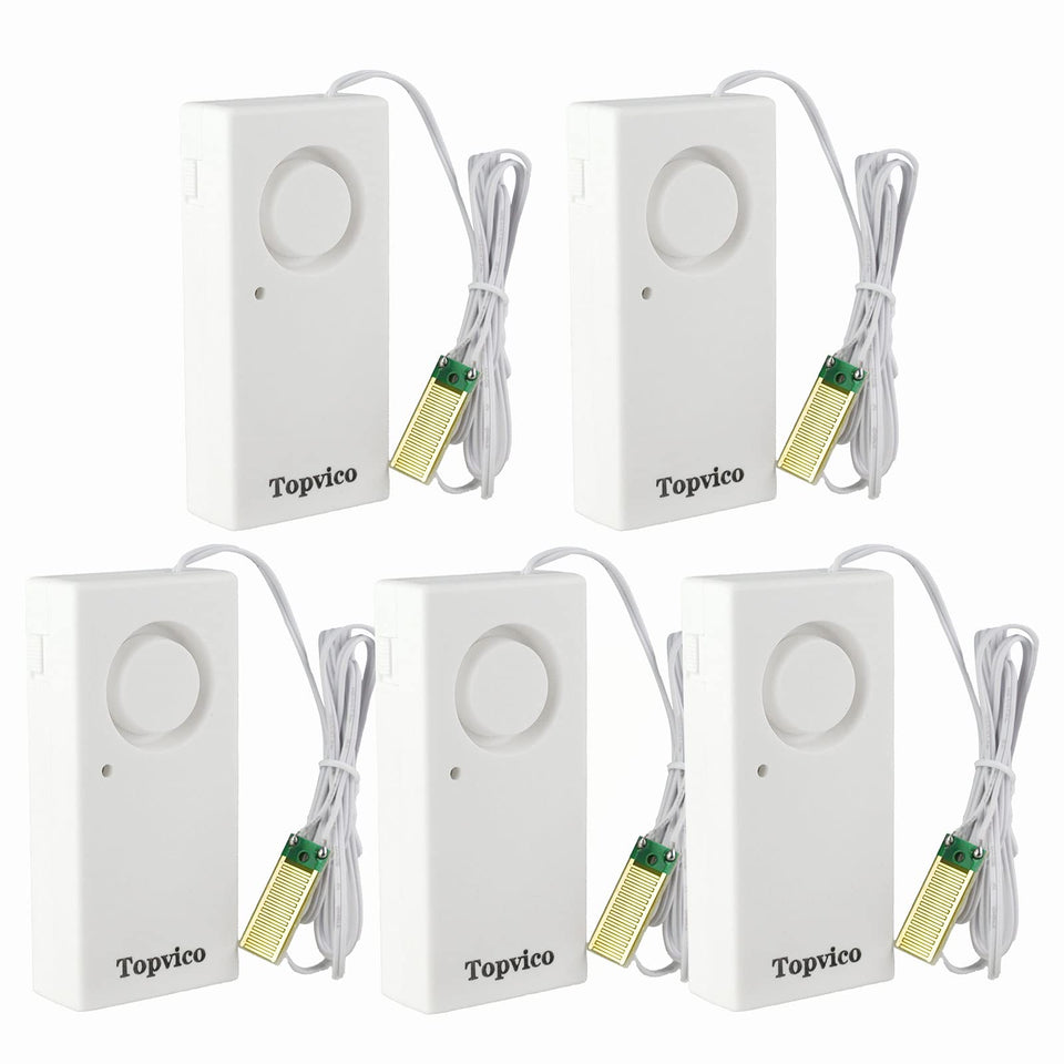 Topvico water leak detector with 120dB siren for quick leak alerts