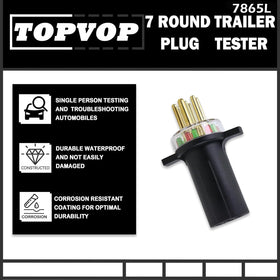 LED indicators reveal each circuit status on TOPVOP auto 7865L.
