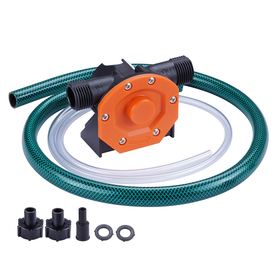 TOPWAY drill pump package with components for easy setup and transfer.