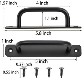 TOPZEA 5.8-inch base plate covers old holes for a cleaner look.