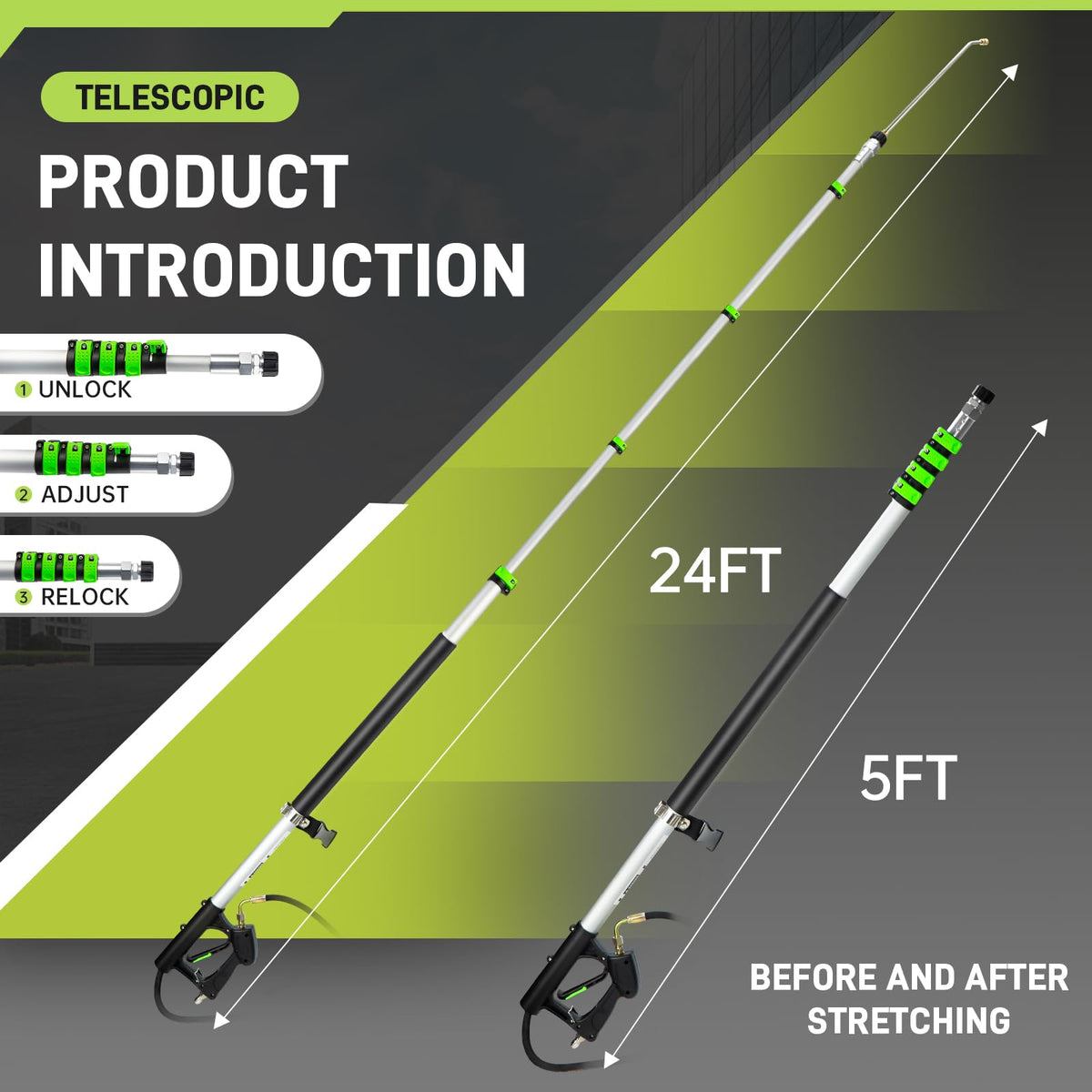 TOR padded grip on wand for comfortable handling during extended sessions