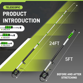 TOR padded grip on wand for comfortable handling during extended sessions