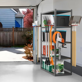 TORACK adjustable hook placement allows a customizable layout for awkward spaces