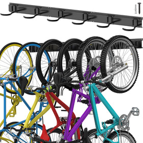 TORACK bike storage rail interlock demonstrates customizable bike organization for your living space.