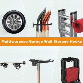 TORACK double hooks design maximizes hanging capacity for bulky gear.
