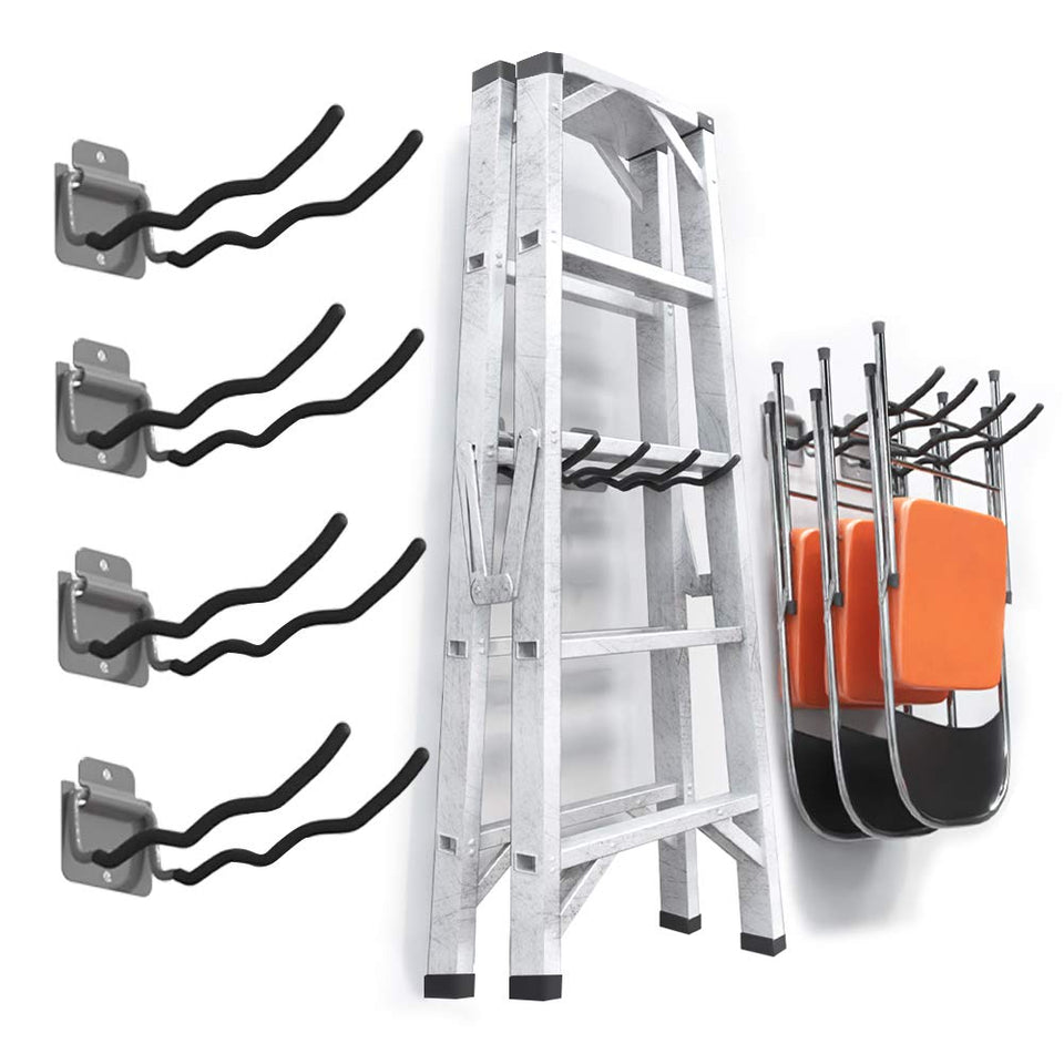 TORACK garage hooks tool organizer 12inch wave hook for secure tool storage.