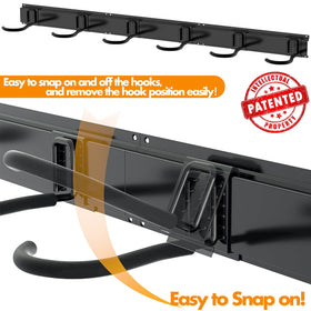 TORACK rubber-coated sleeves protect bikes and rails during contact.