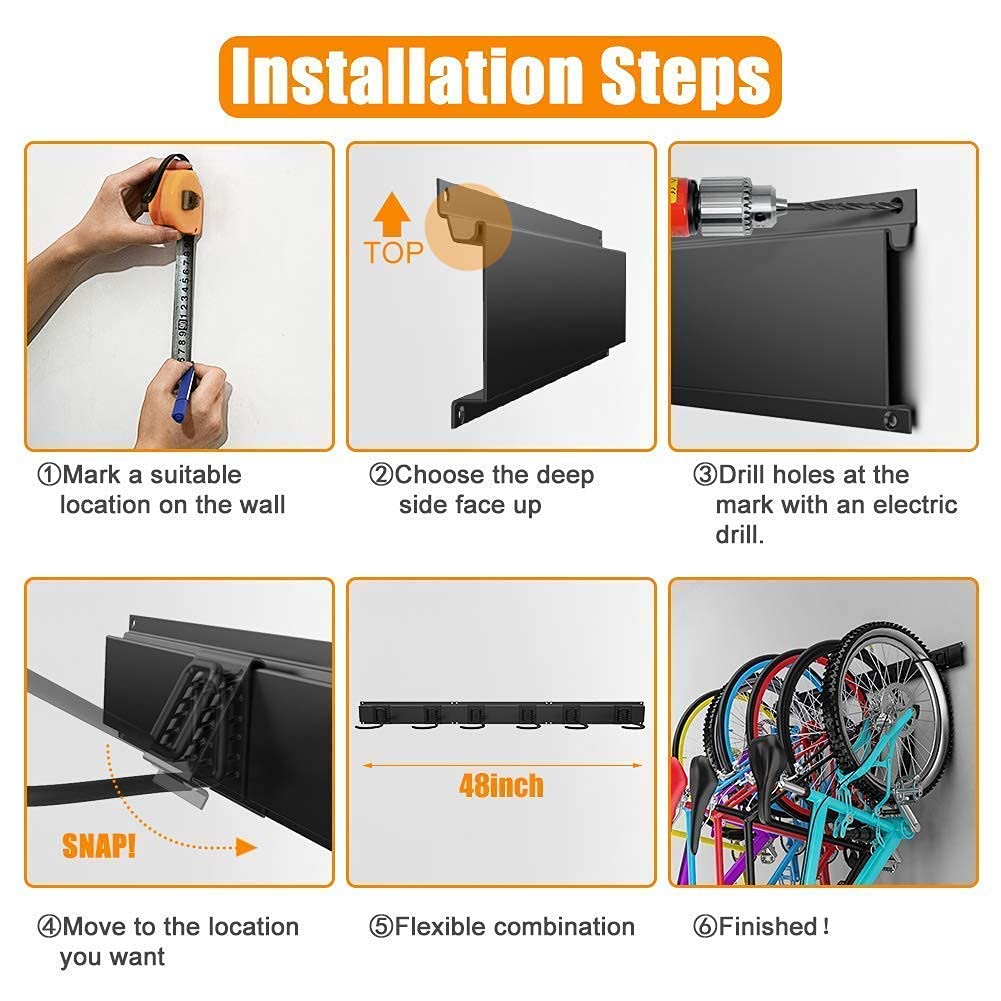 TORACK space-saving solution for garages and homes keeps bikes organized.