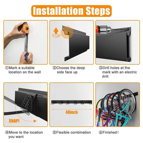 TORACK space-saving solution for garages and homes keeps bikes organized.