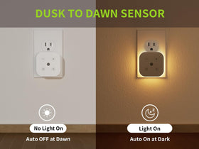 TORANKOS dimmable LED night light offering five brightness levels for night visibility.