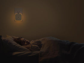 TORANKOS two-pack back-lit sleep night light provides gentle, unobtrusive illumination.