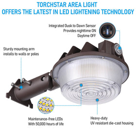 TORCHSTAR 3CCT color options from 3000K to 5000K.