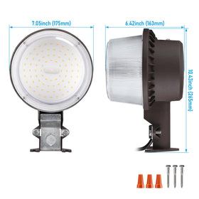 40W TORCHSTAR LED replaces 400W incandescent, boosting energy efficiency.