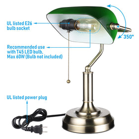 TORCHSTAR 6-3ft power cord desk lamp for easy plug-and-play setup