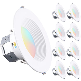 TORCHSTAR 6-inch downlight with J-box integration for easy ceiling installation