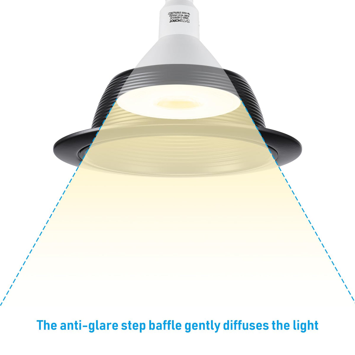 TORCHSTAR detachable-ring close-up demonstrates quick installation.