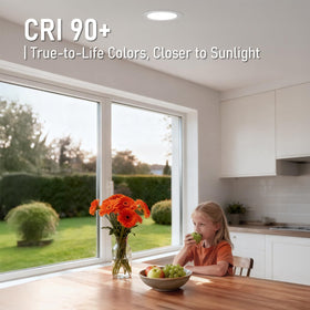 CRI90-rated TORCHSTAR downlight highlighting vibrant color rendering