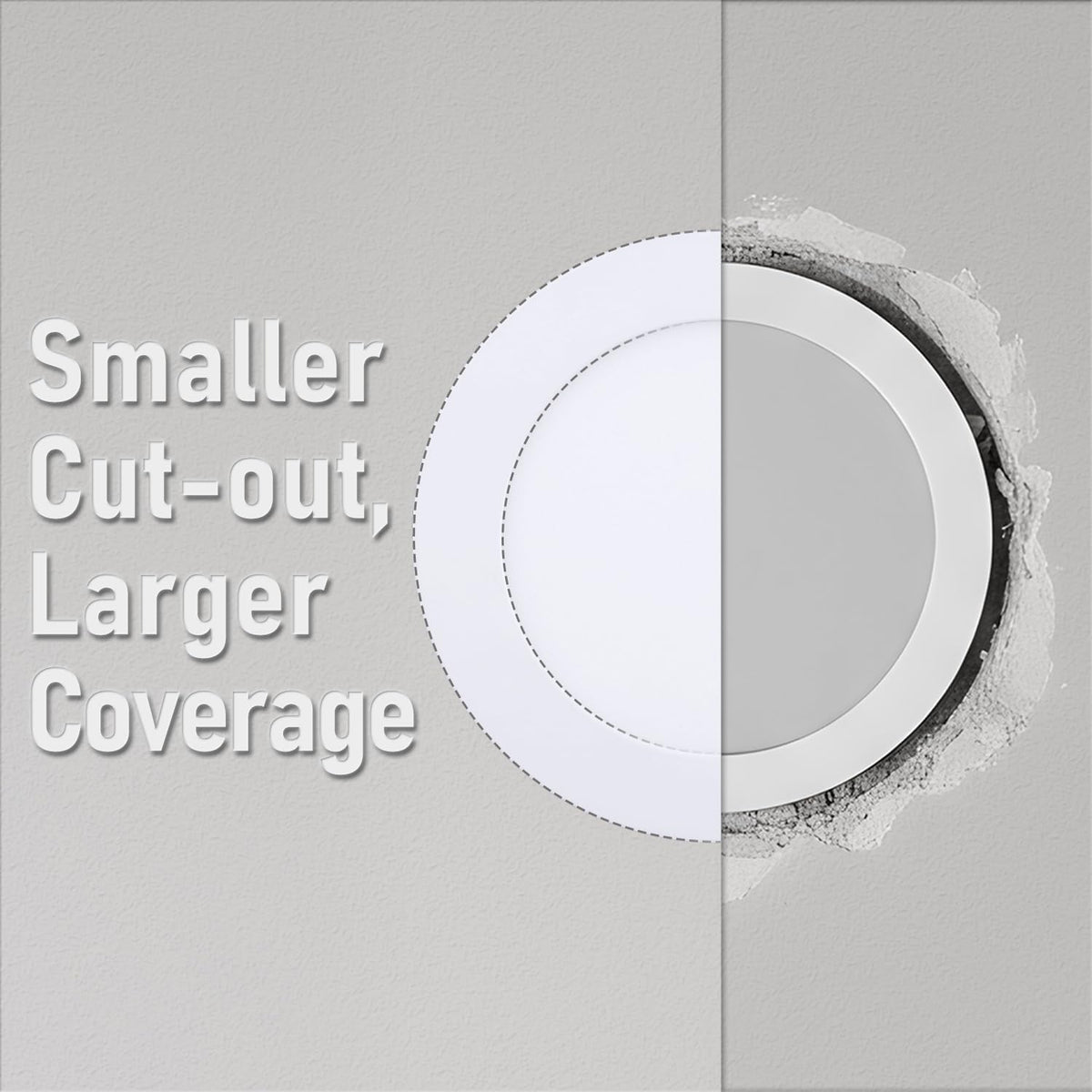 IC-rated TORCHSTAR downlight designed to contact insulation safely