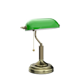 TORCHSTAR brass-base library lamp elevates desks with classic ambiance